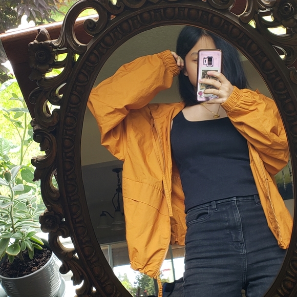 UNIQLO Windbreaker Jacket - mustard yellow, size S - Picture 4 of 4